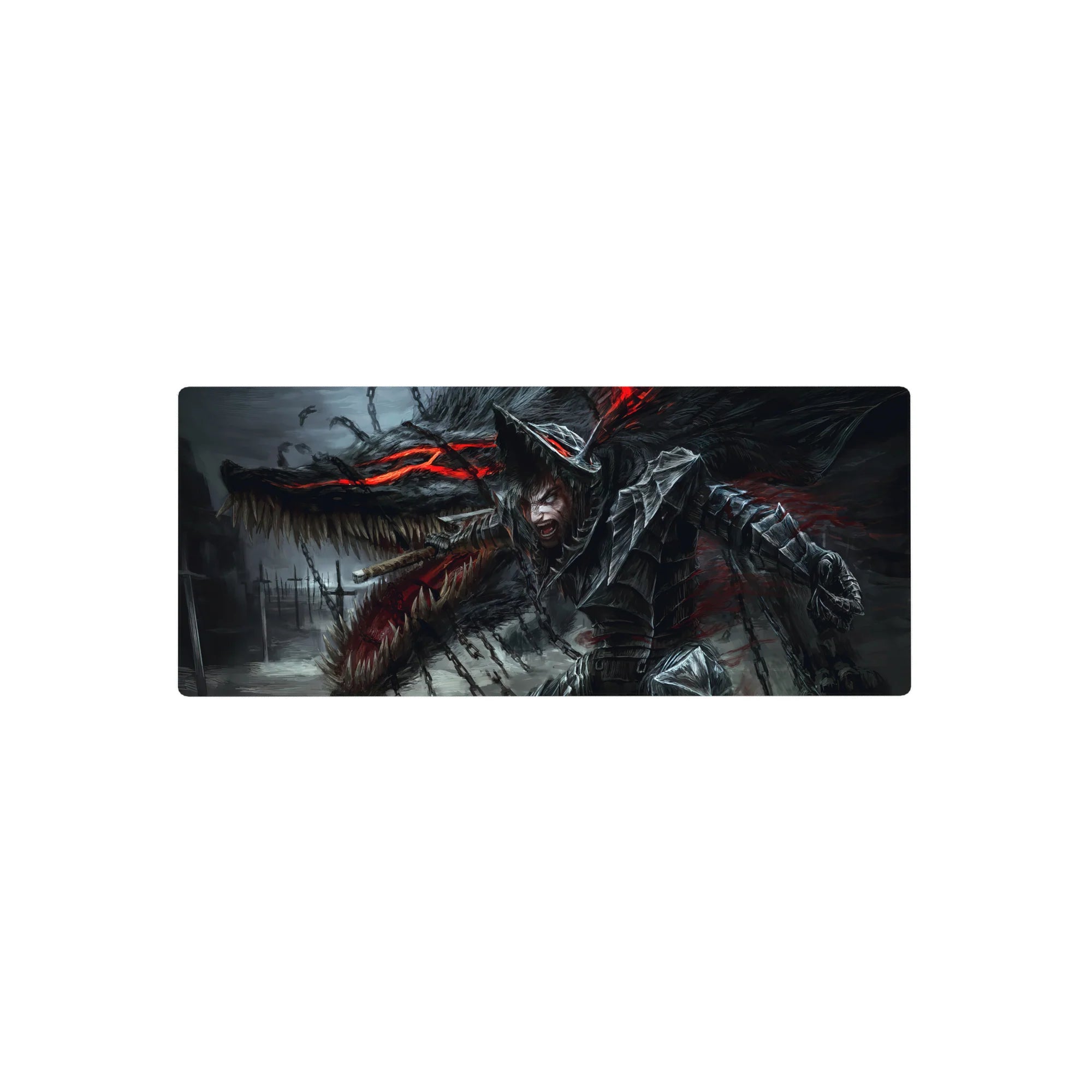 Berserk Deskmat | Mousepad | Deskpad - Beast of Darkness - AniChan