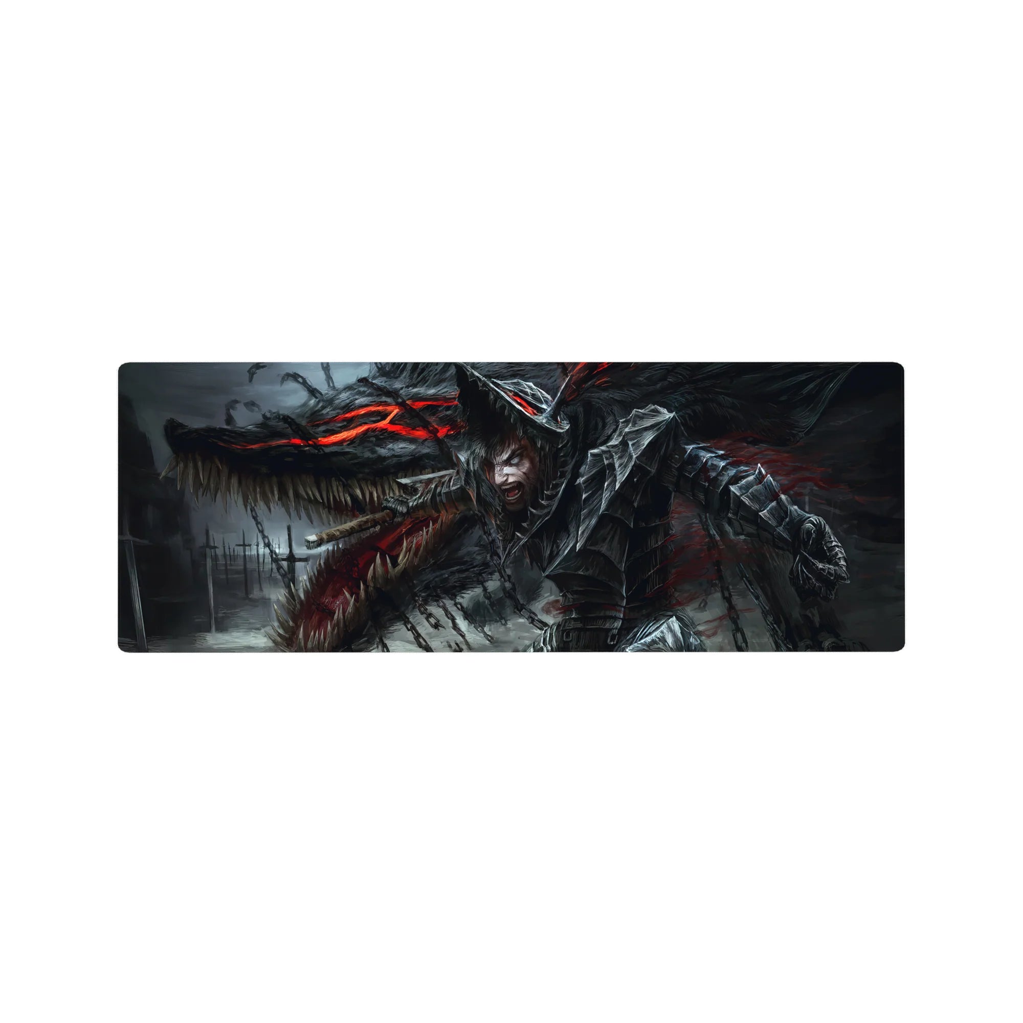 Berserk Deskmat | Mousepad | Deskpad - Beast of Darkness - AniChan