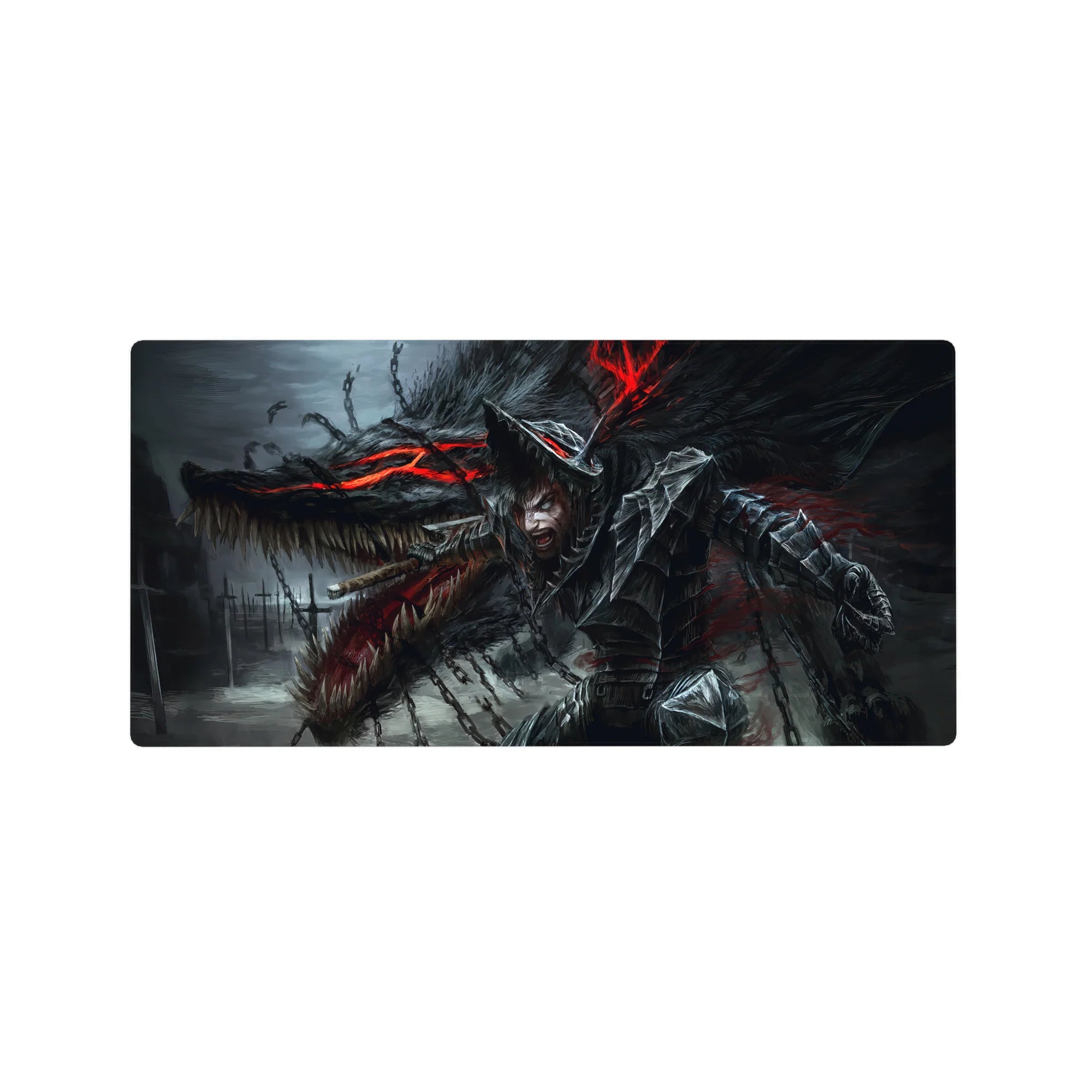 Berserk Deskmat | Mousepad | Deskpad - Beast of Darkness - AniChan