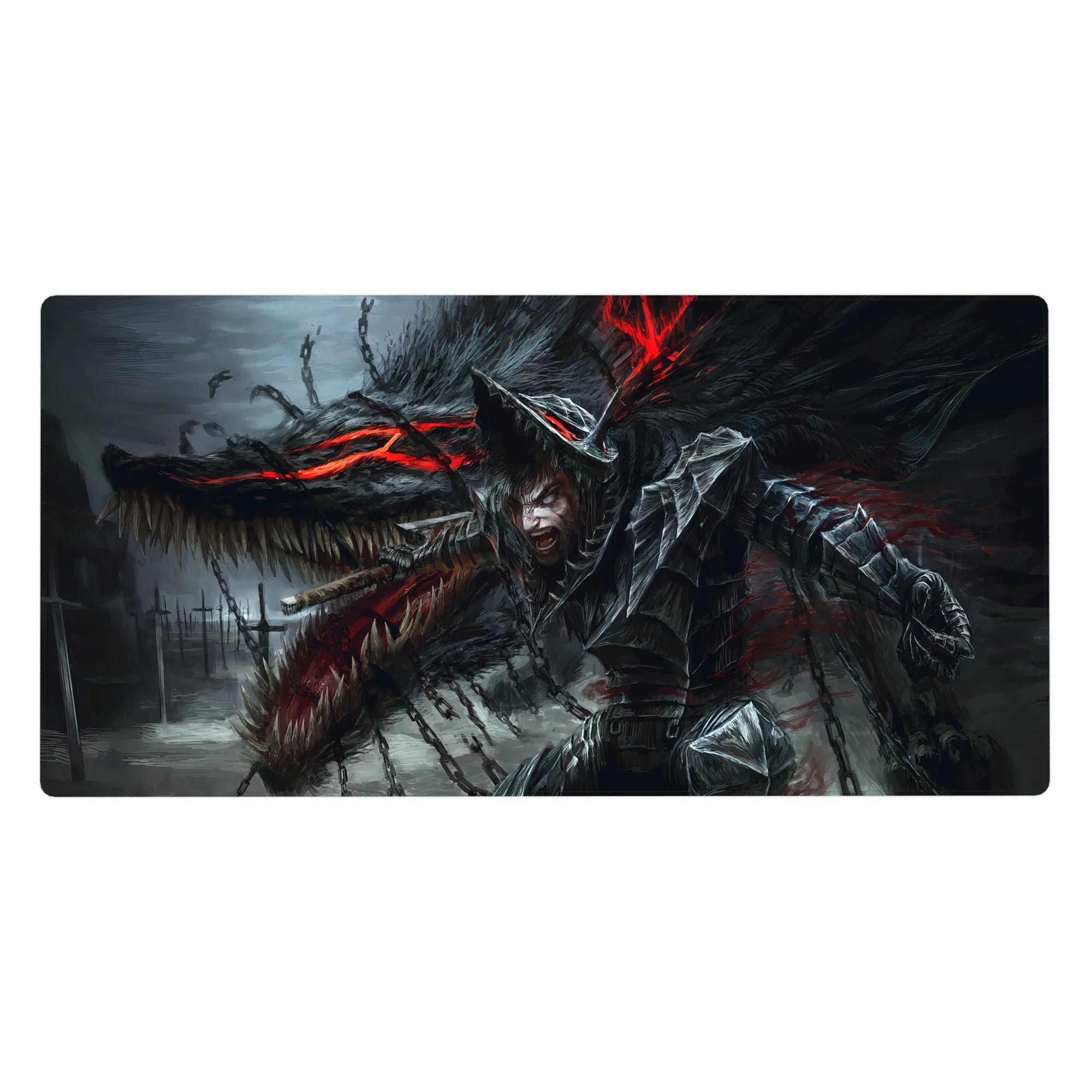 Berserk Deskmat | Mousepad | Deskpad - Beast of Darkness - AniChan