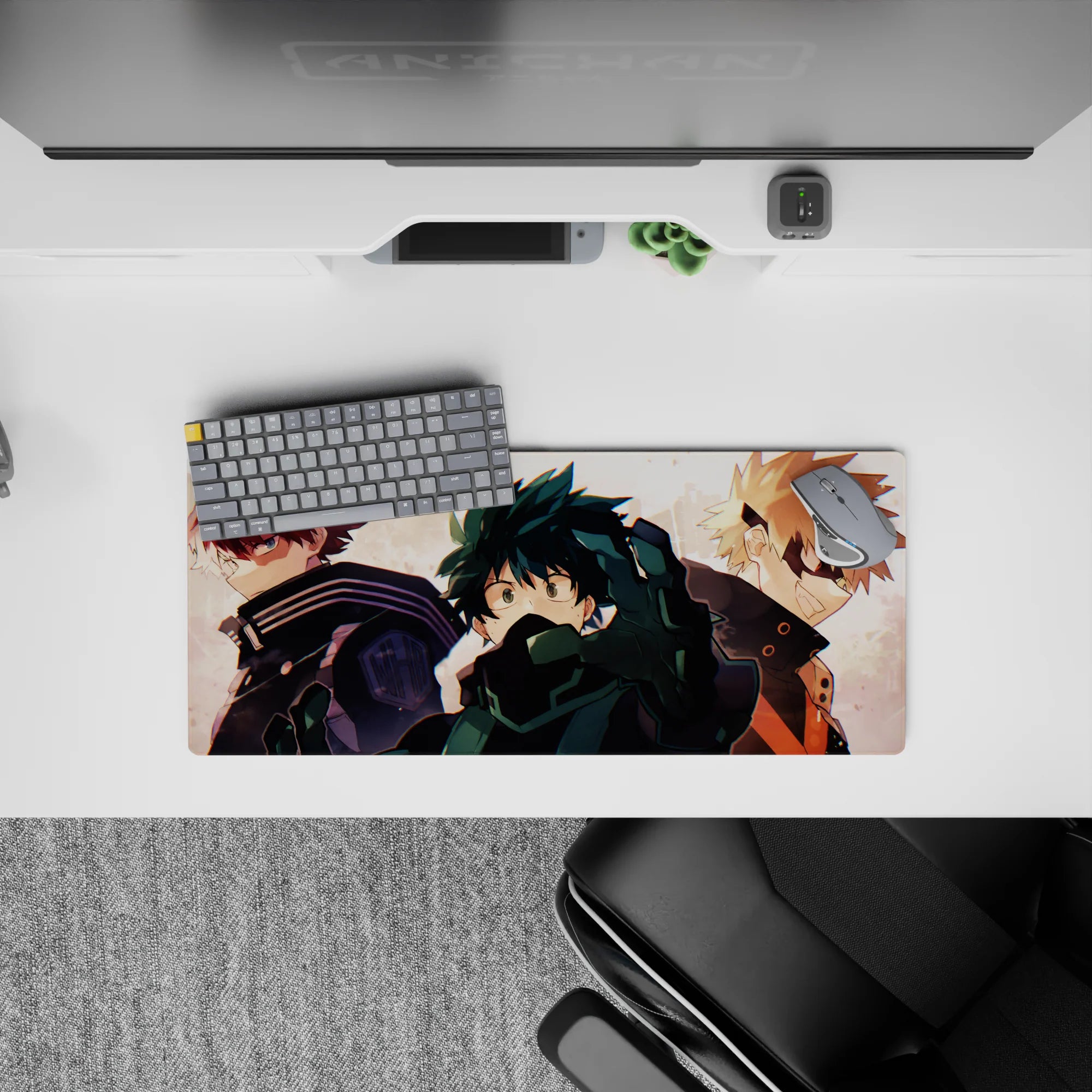 My Hero Academia Deskmat | Mousepad | Deskpad - Trio of Heroes - AniChan