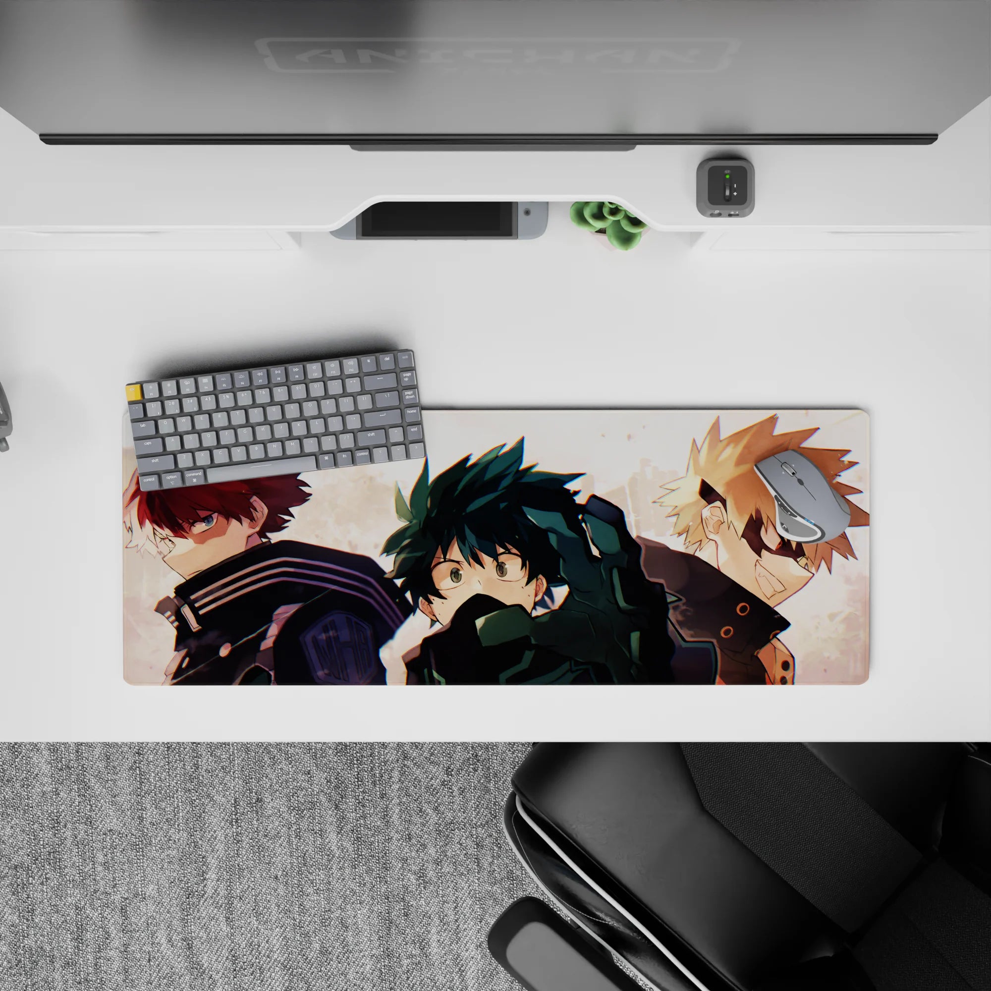 My Hero Academia Deskmat | Mousepad | Deskpad - Trio of Heroes - AniChan