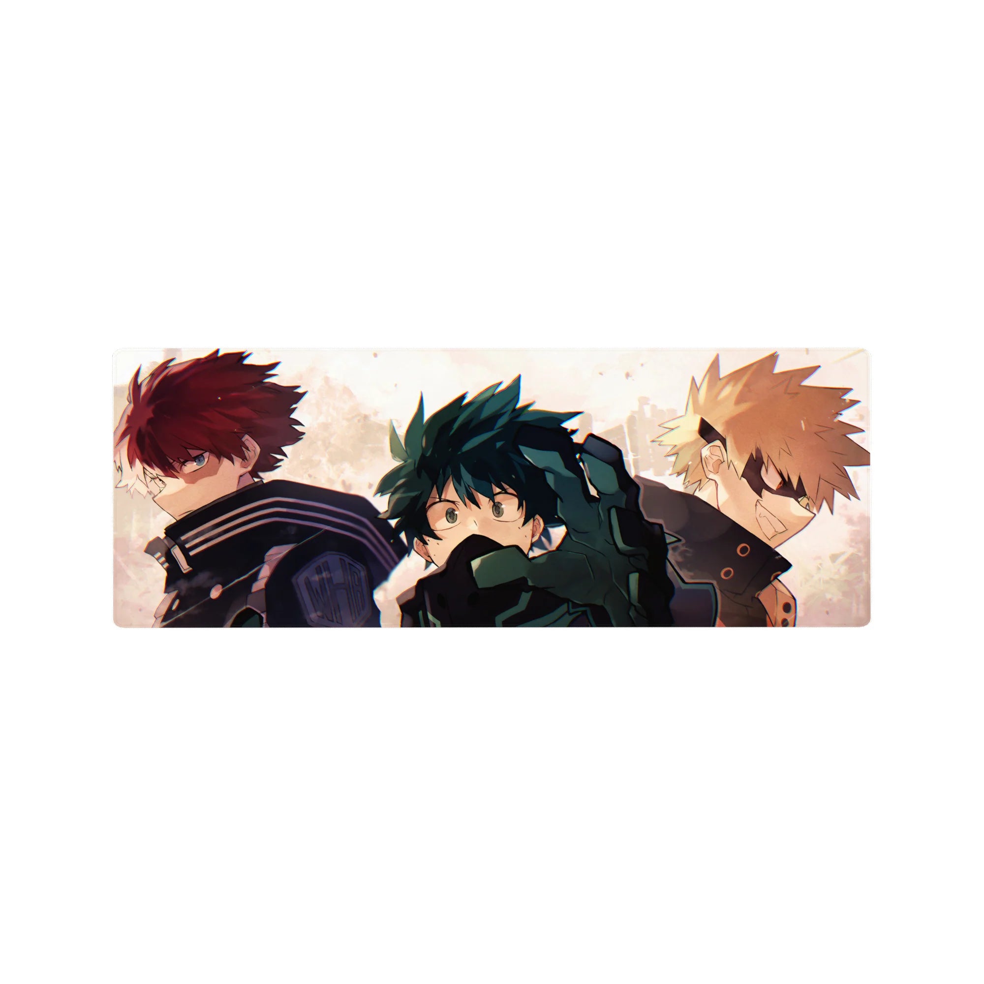 My Hero Academia Deskmat | Mousepad | Deskpad - Trio of Heroes - AniChan