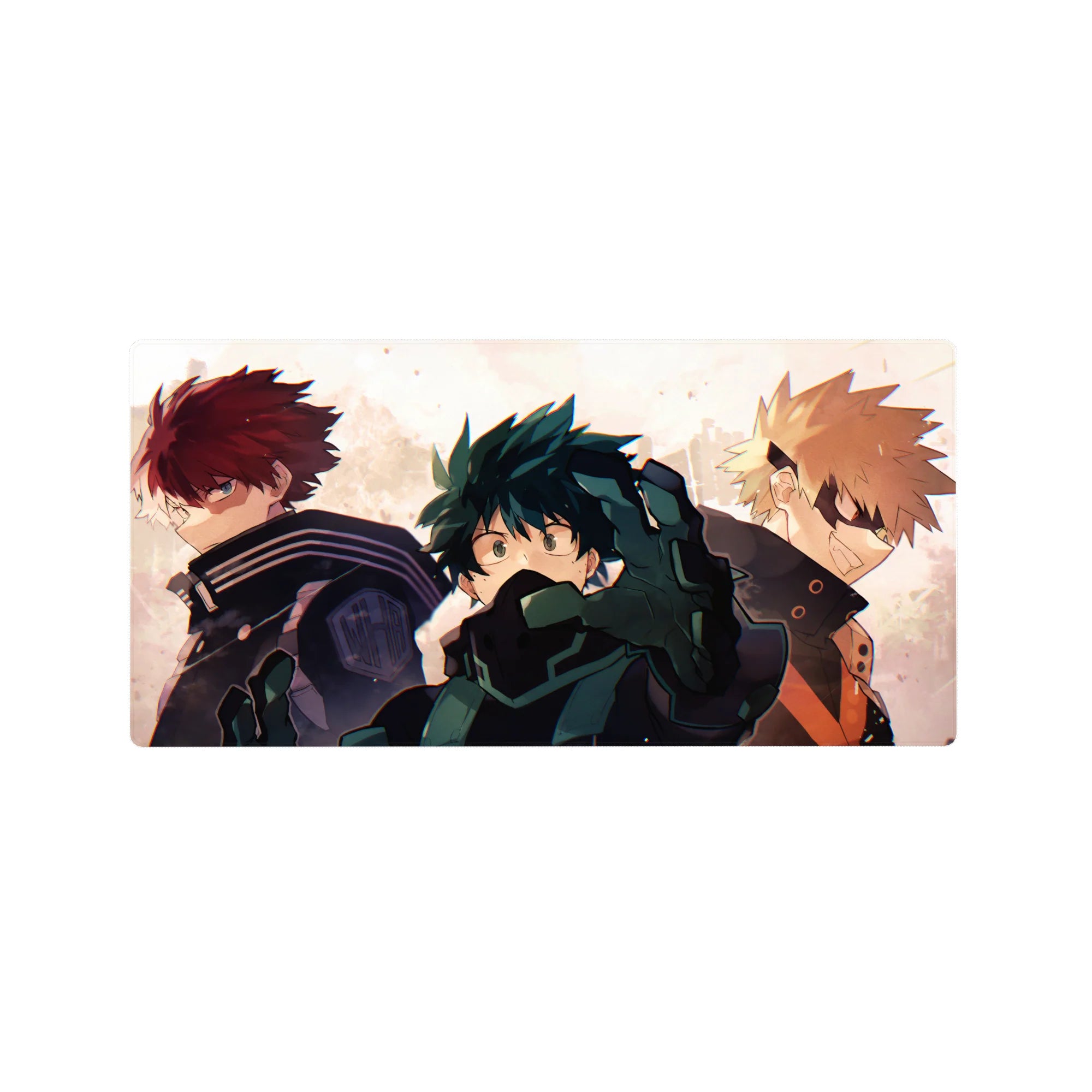 My Hero Academia Deskmat | Mousepad | Deskpad - Trio of Heroes - AniChan