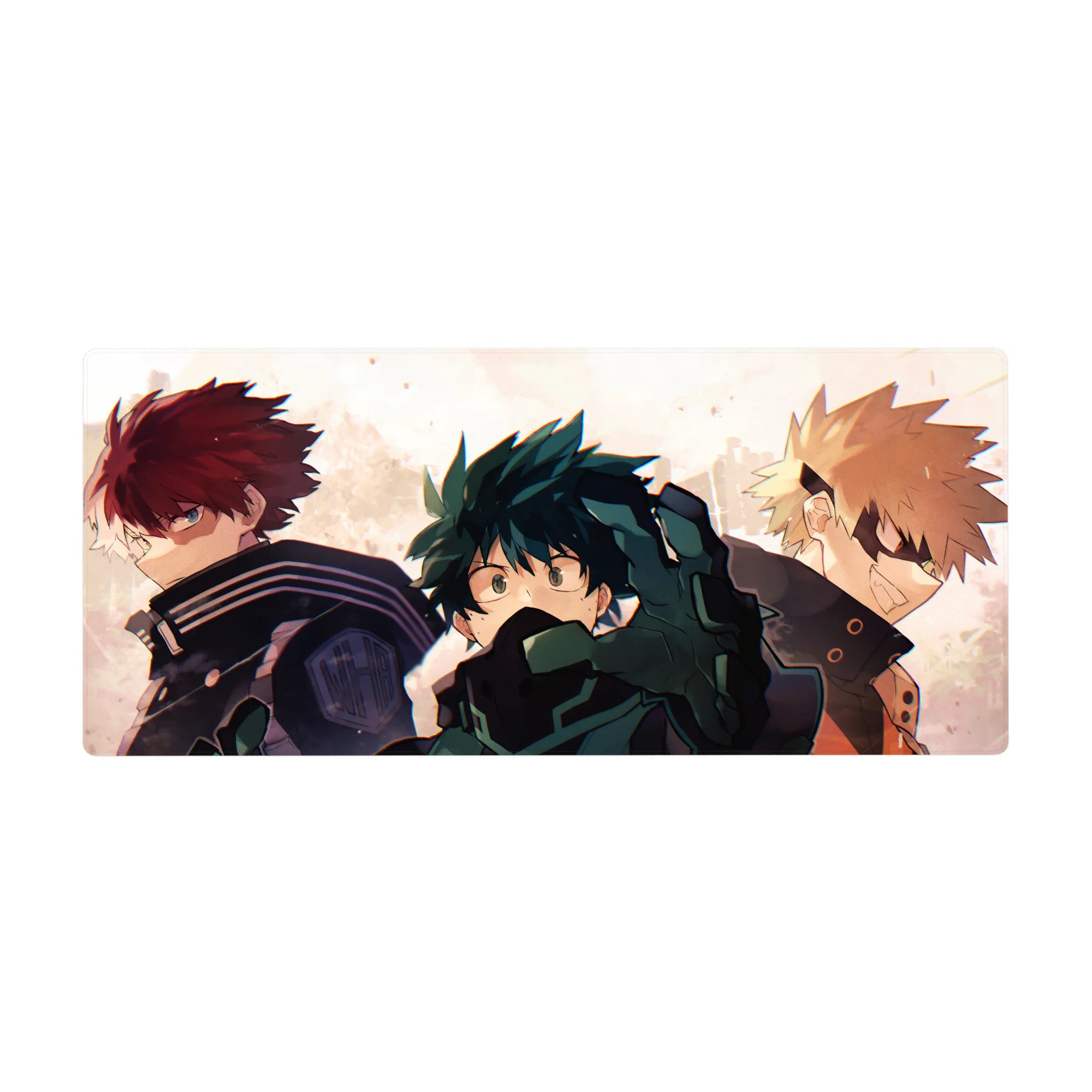 My Hero Academia Deskmat | Mousepad | Deskpad - Trio of Heroes - AniChan