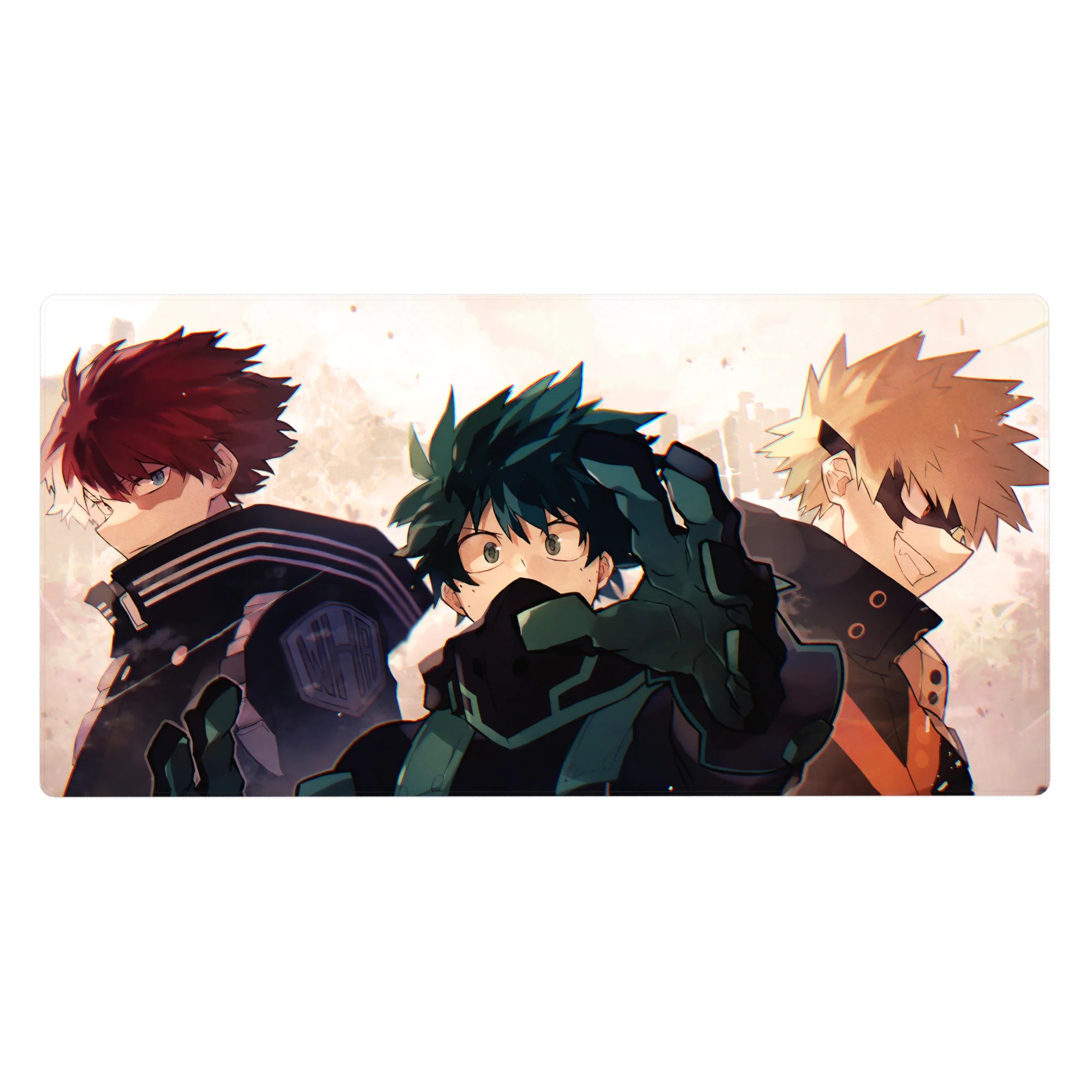 My Hero Academia Deskmat | Mousepad | Deskpad - Trio of Heroes - AniChan