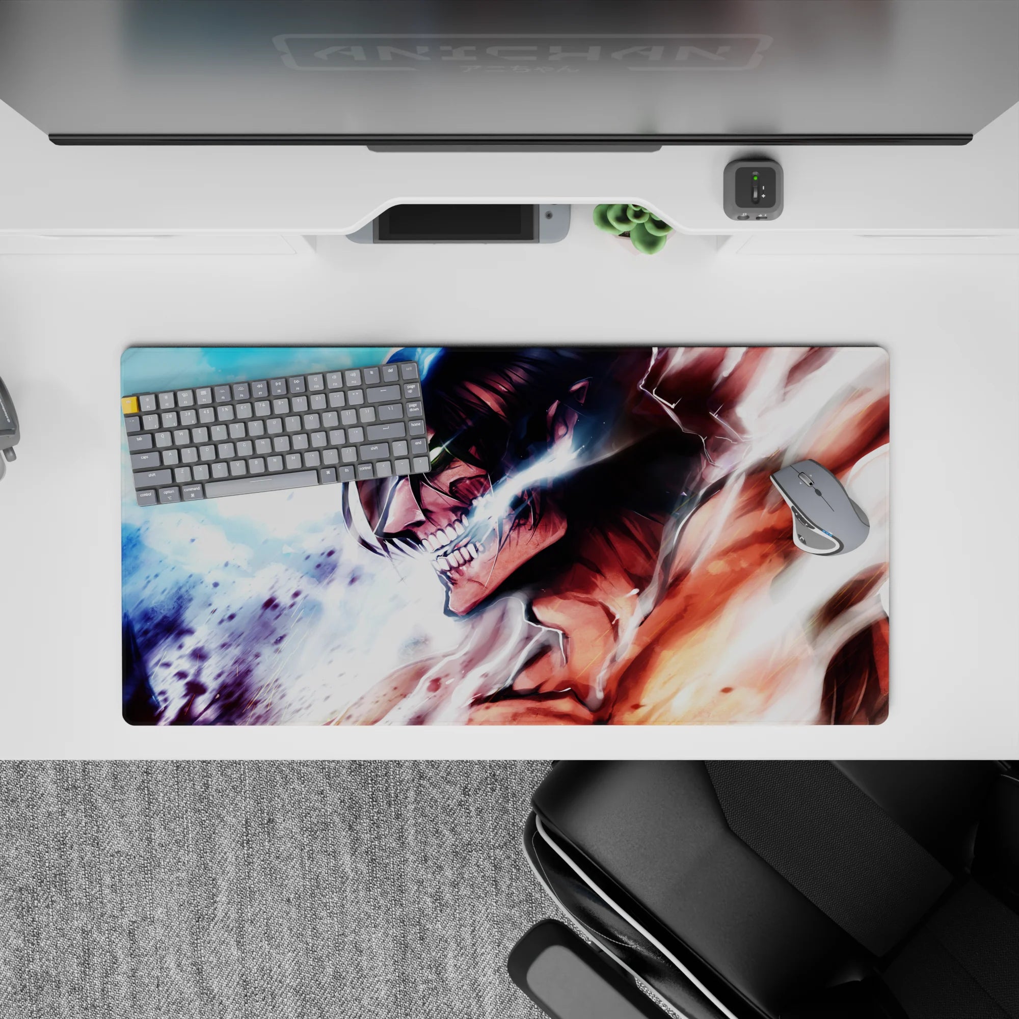 Attack on Titan - Anime Mouse Pad and Desk Pad - Wrath of the Founding Titan - AniChan