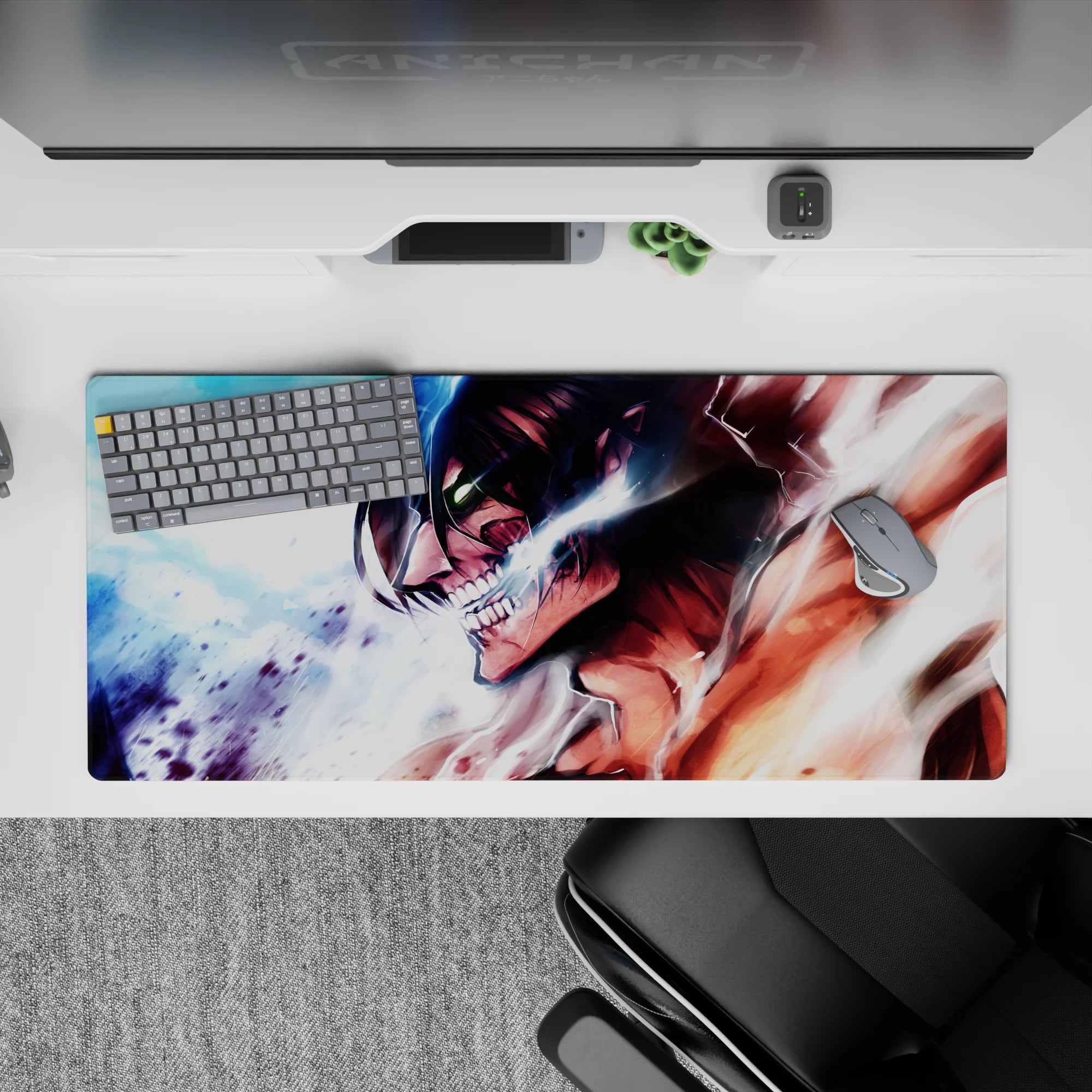 Attack on Titan - Anime Mouse Pad and Desk Pad - Wrath of the Founding Titan - AniChan