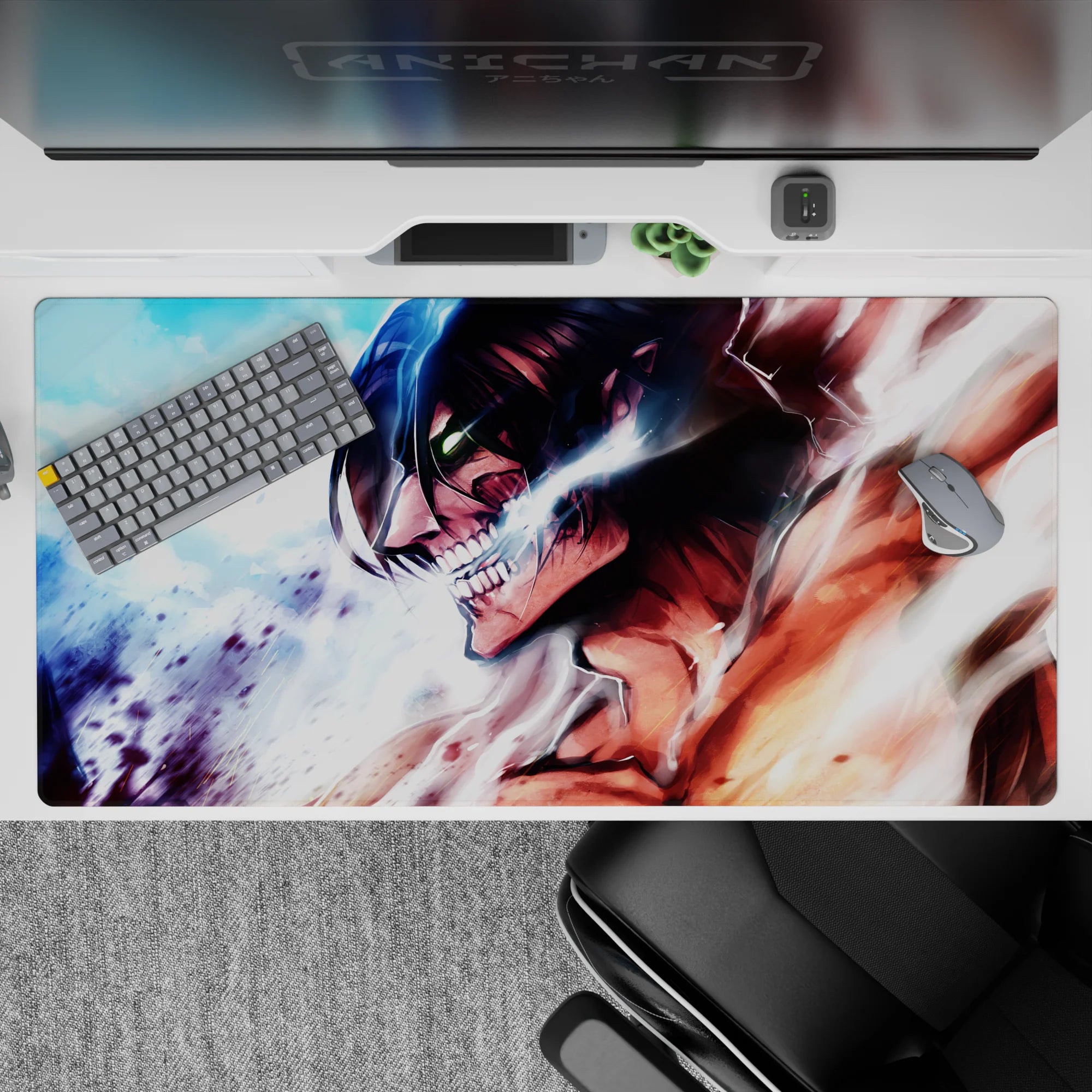 Attack on Titan - Anime Mouse Pad and Desk Pad - Wrath of the Founding Titan - AniChan