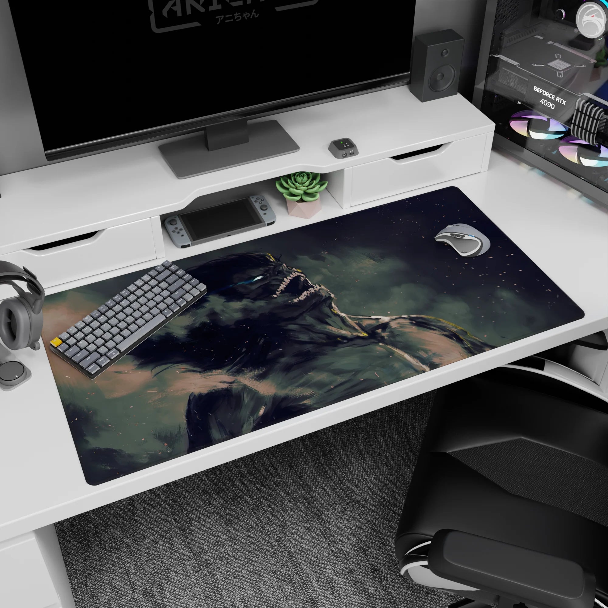 Attack on Titan - Anime Mouse Pad and Desk Pad - Titan’s Fury - AniChan