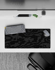 Liquid Abstract Deskmat | Mousepad | Deskpad - Stealth Mode