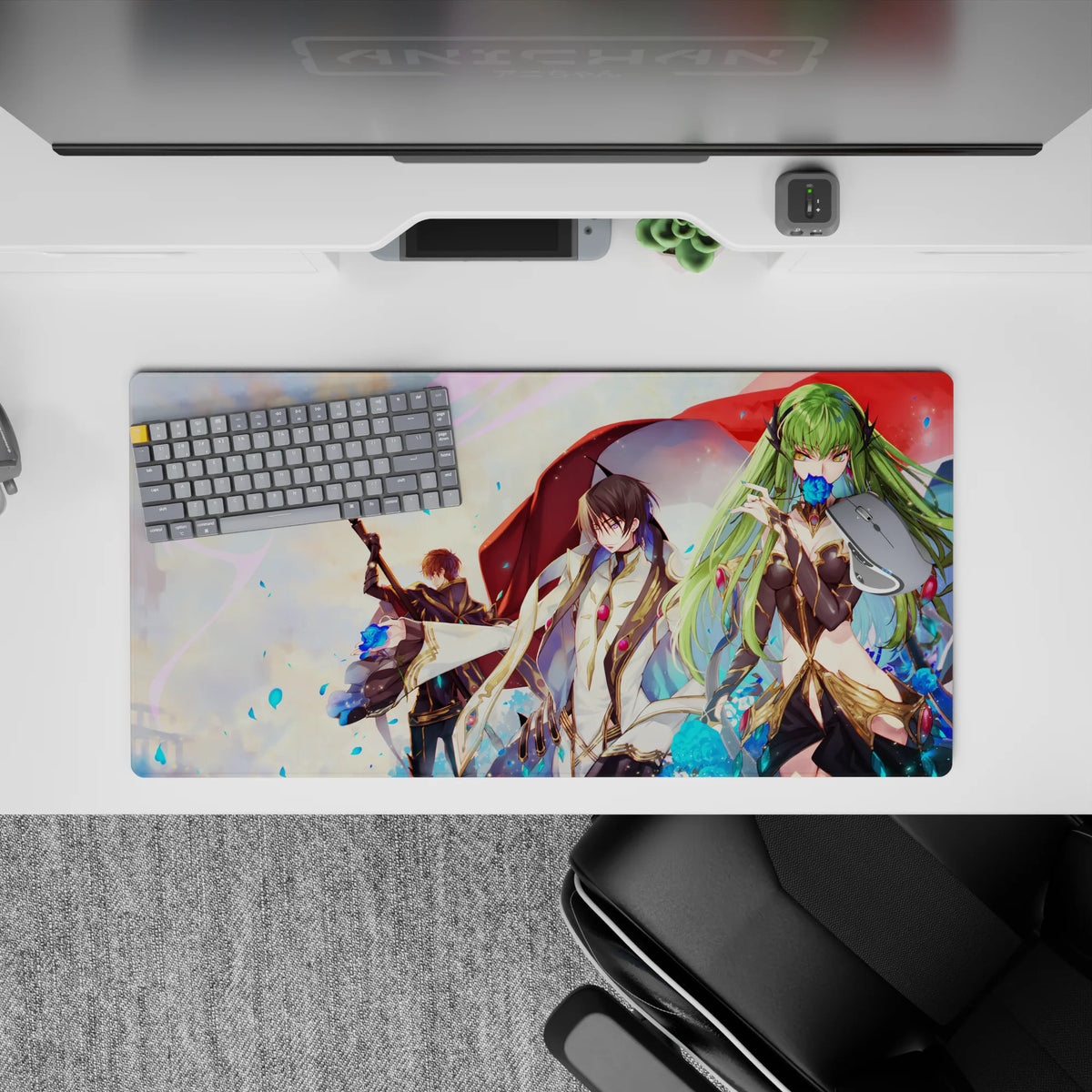 Code Geass Custom Mouse Cursor Lelouch Crimsoncloak - Anime Mouse Pad - Code Geass: Lelouch of the Re ...