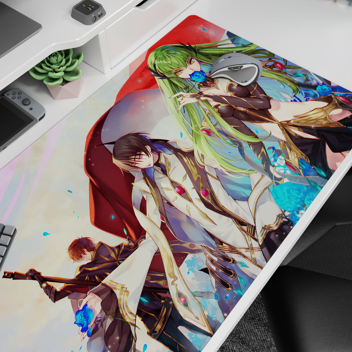 Code Geass Custom Mouse Cursor Lelouch Crimsoncloak - Anime Mouse Pad - Code Geass: Lelouch of the Re ...