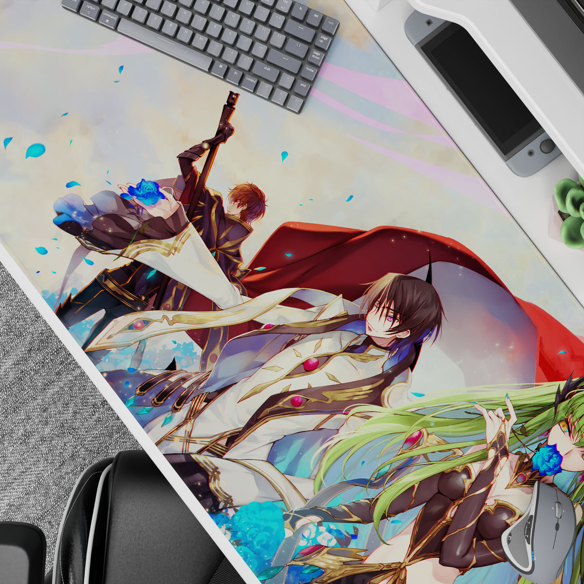 Code Geass Custom Mouse Cursor Lelouch Crimsoncloak - Anime Mouse Pad - Code Geass: Lelouch of the Re ...