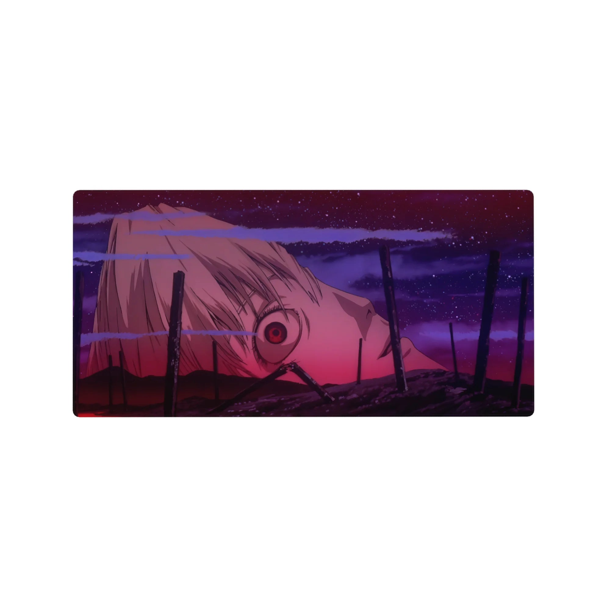 Evangelion - Anime Mouse Pad and Desk Pad - Kaworu’s Final Moment - AniChan