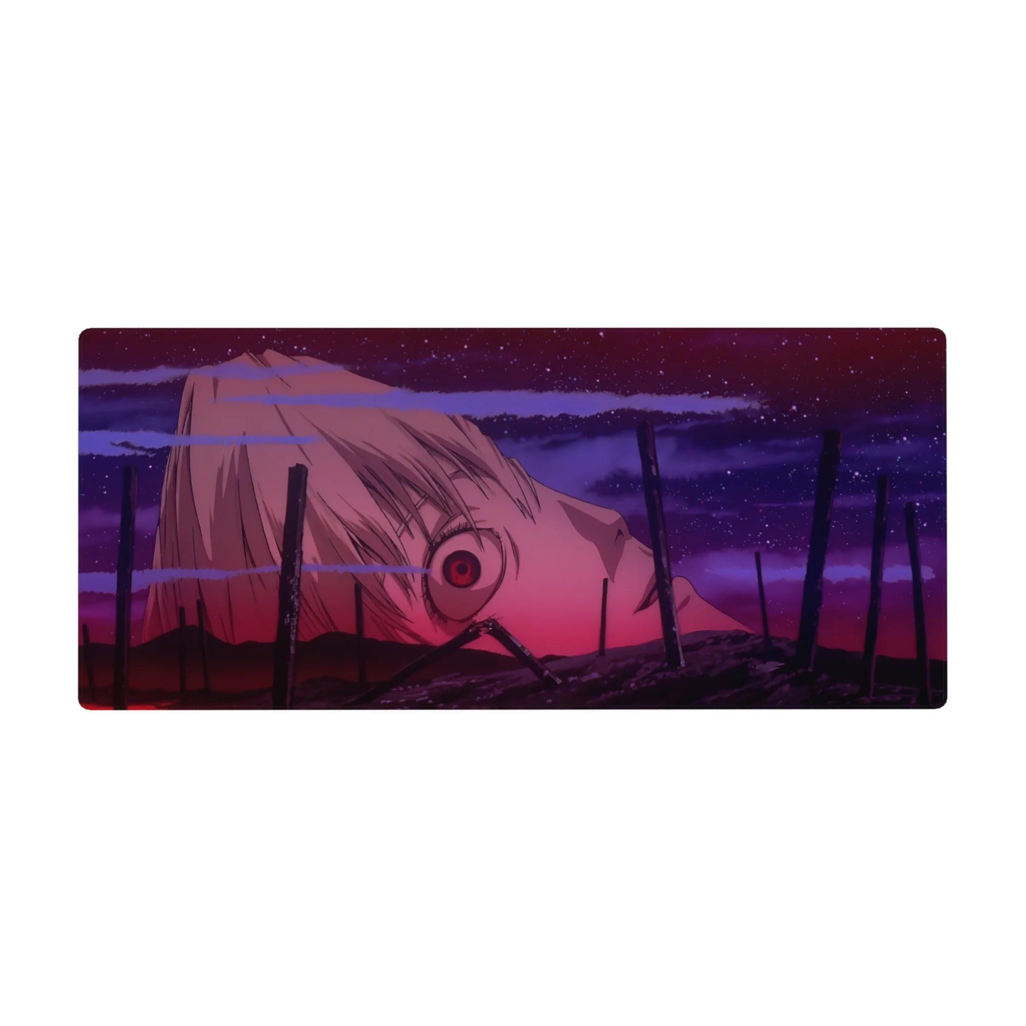 Evangelion - Anime Mouse Pad and Desk Pad - Kaworu’s Final Moment - AniChan