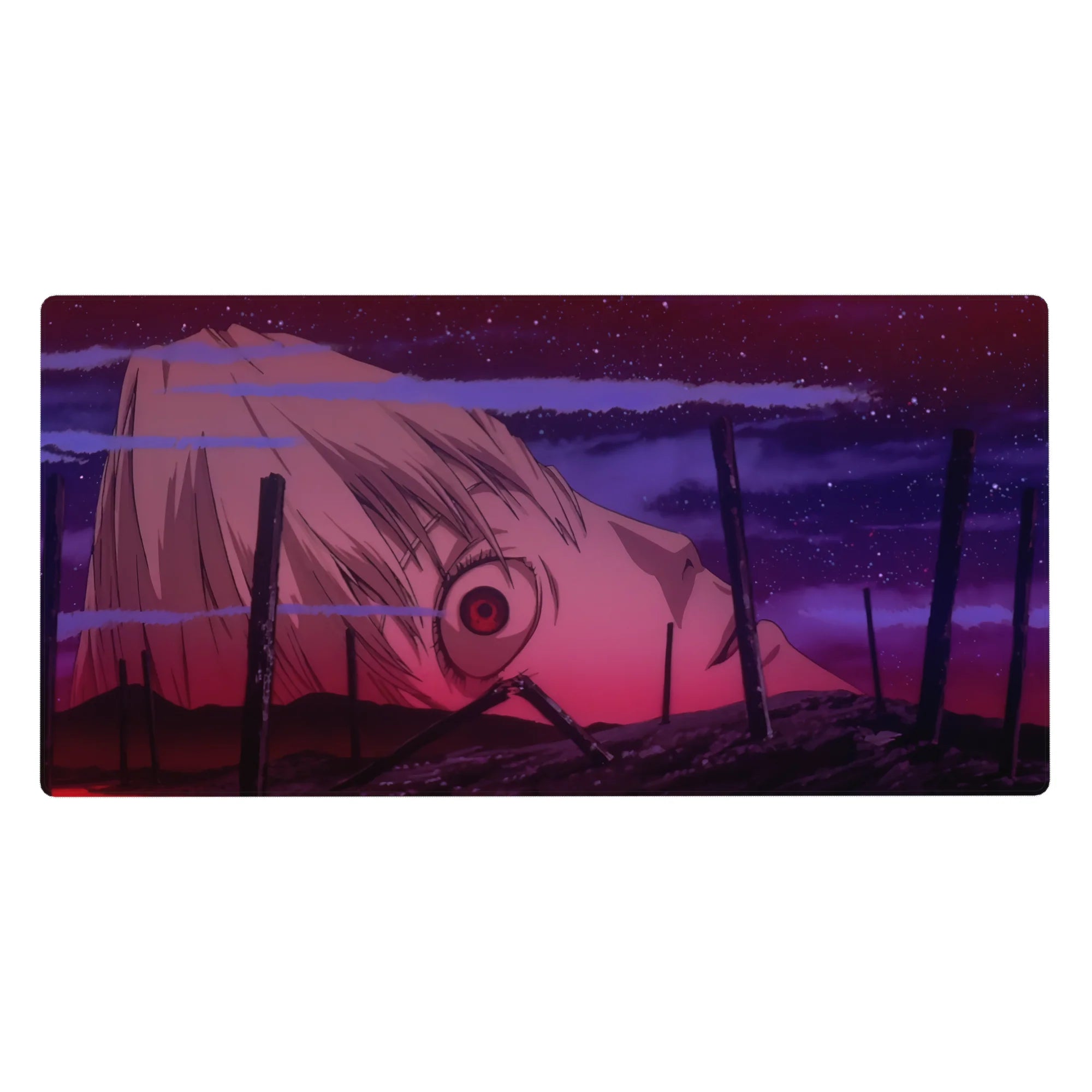 Evangelion - Anime Mouse Pad and Desk Pad - Kaworu’s Final Moment - AniChan