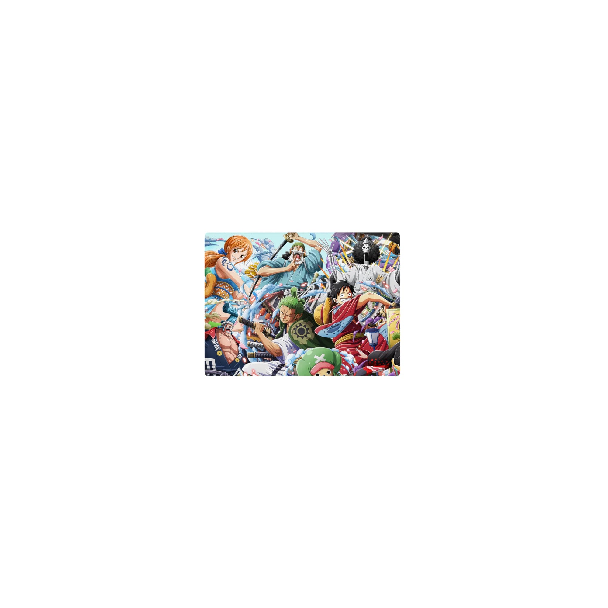 One Piece Deskmat | Mousepad | Deskpad - Wano Warriors: Straw Hat Pirates - AniChan