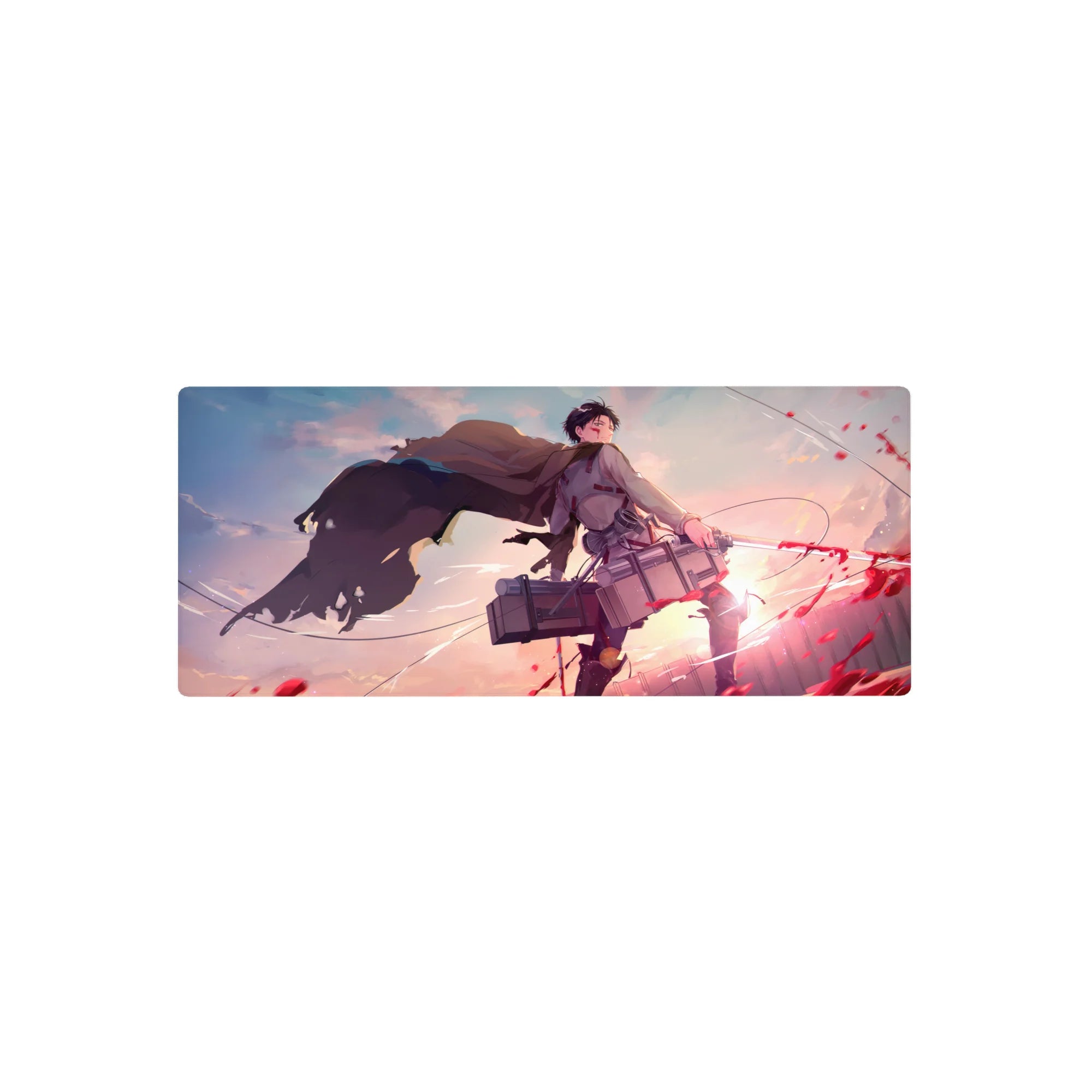 Attack on Titan - Anime Mouse Pad and Desk Pad - Levi’s Last Light - AniChan