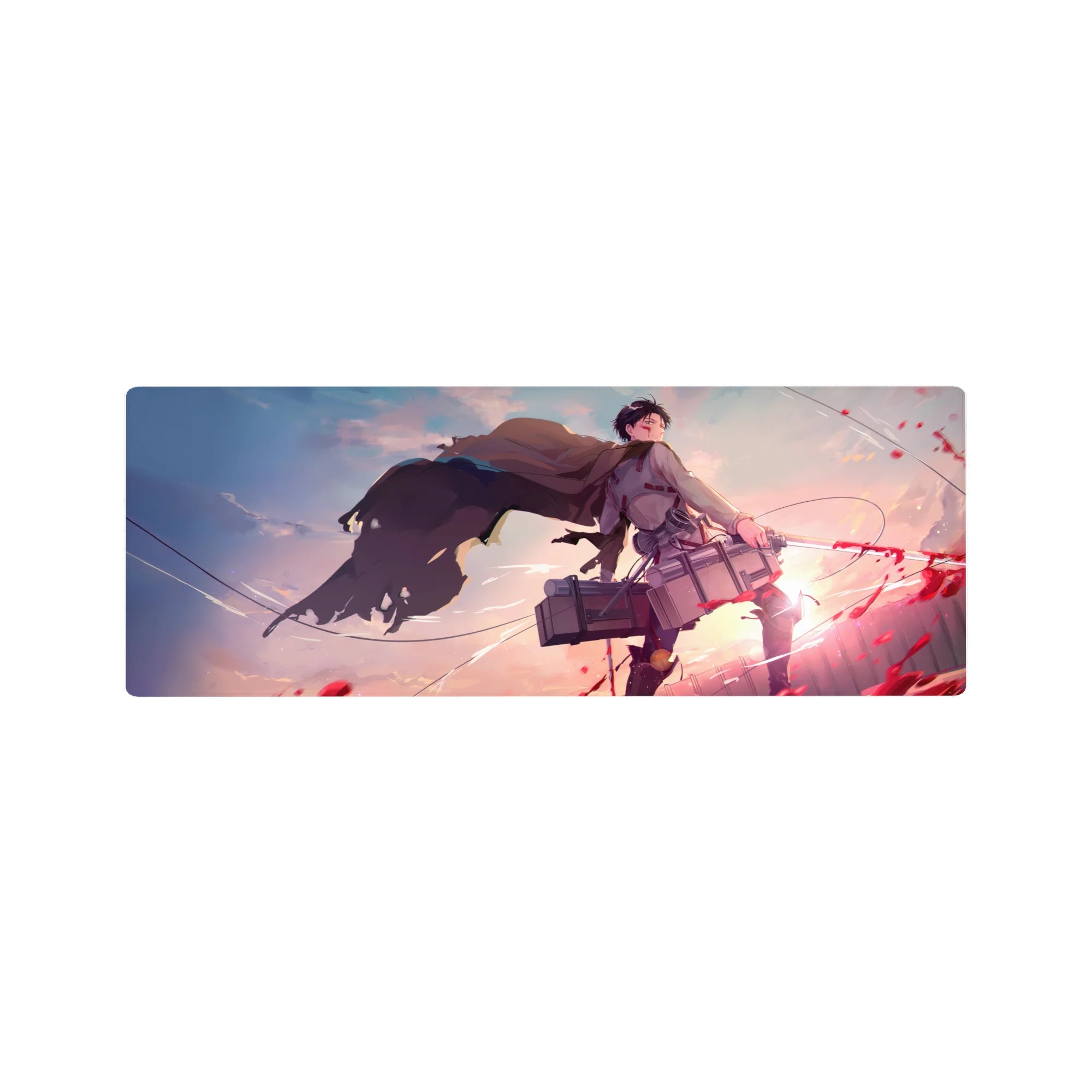 Attack on Titan - Anime Mouse Pad and Desk Pad - Levi’s Last Light - AniChan