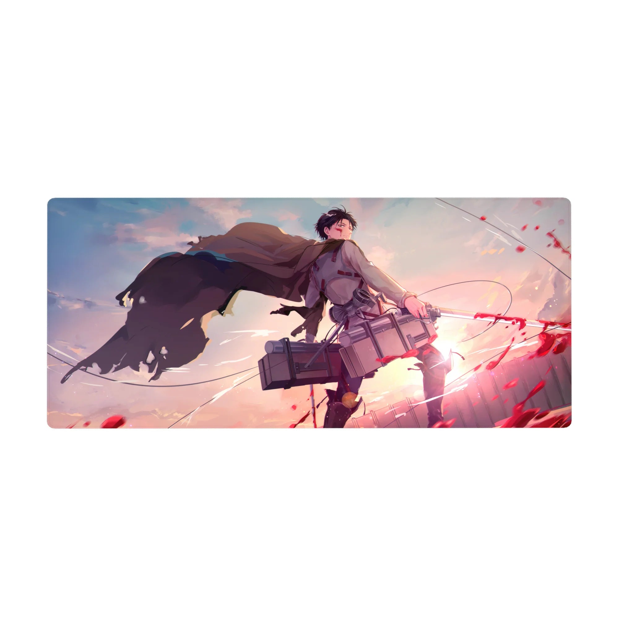 Attack on Titan - Anime Mouse Pad and Desk Pad - Levi’s Last Light - AniChan