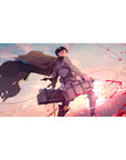 Attack on Titan - Anime Mouse Pad and Desk Pad - Levi’s Last Light - AniChan