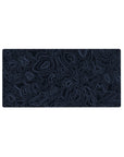 Topographic (Topo) Deskmat | Mousepad | Deskpad - Midnight Waves - AniChan