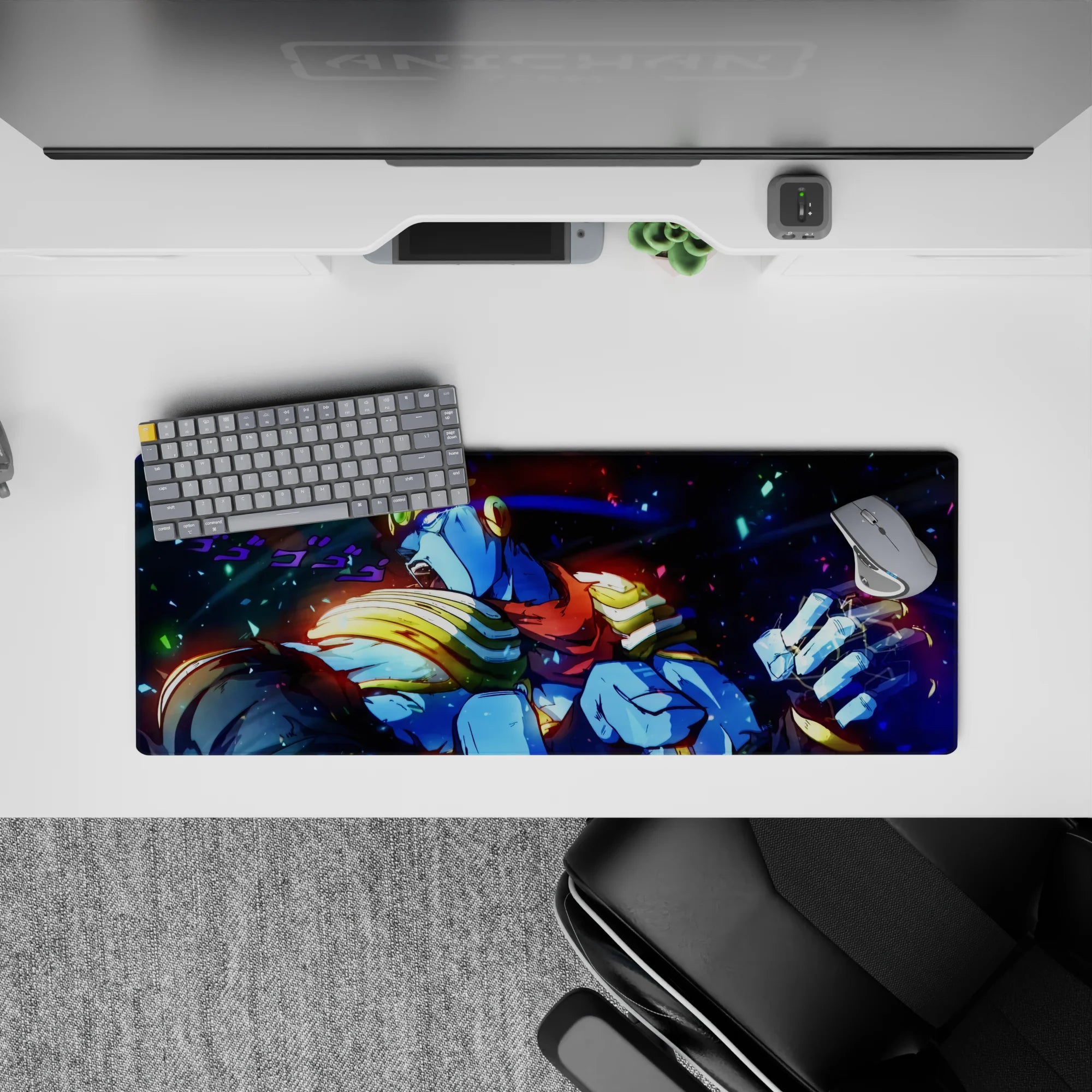 JoJo Deskmat | Mousepad | Deskpad - Star Platinum&#39;s Rage - AniChan