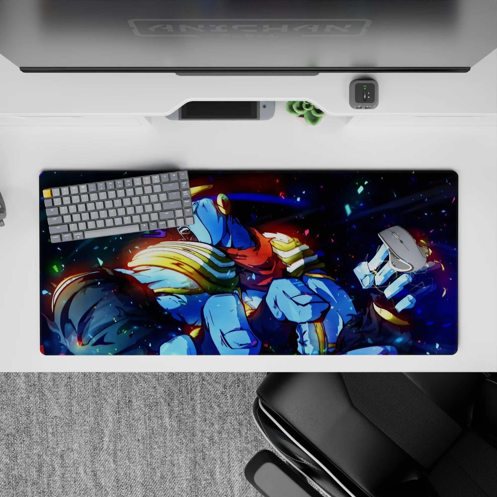 JoJo Deskmat | Mousepad | Deskpad - Star Platinum's Rage - AniChan