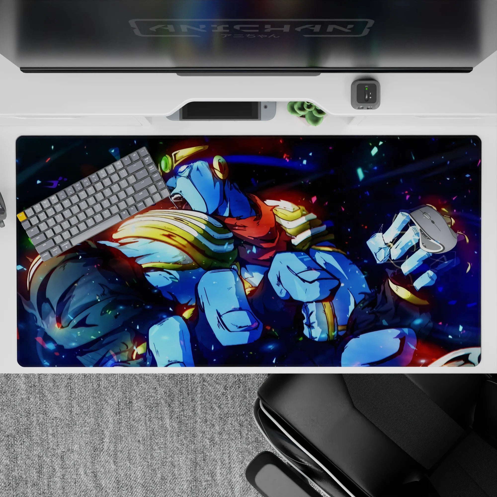 JoJo Deskmat | Mousepad | Deskpad - Star Platinum's Rage - AniChan