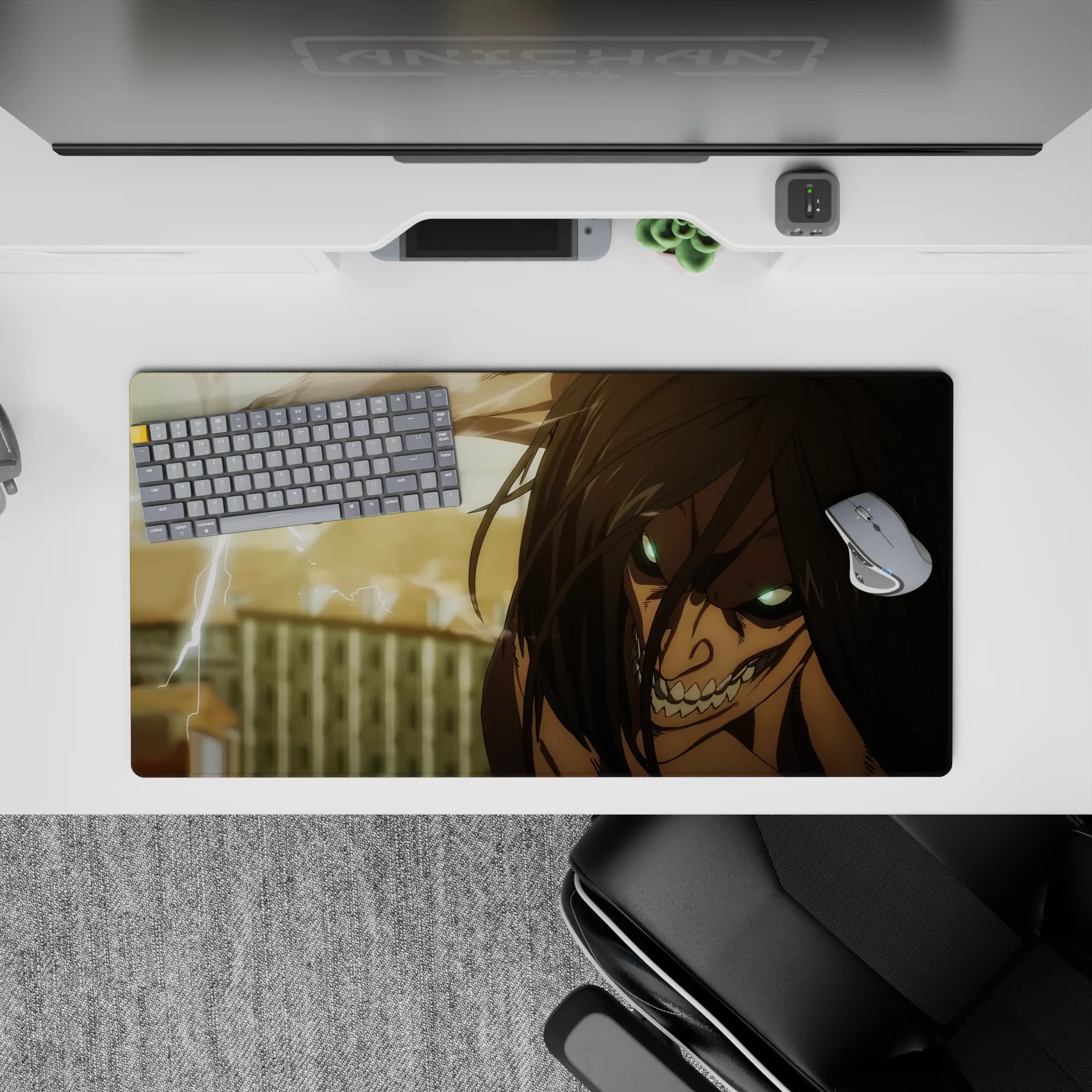 Attack on Titan - Anime Mouse Pad and Desk Pad - Titan’s Wrath - AniChan