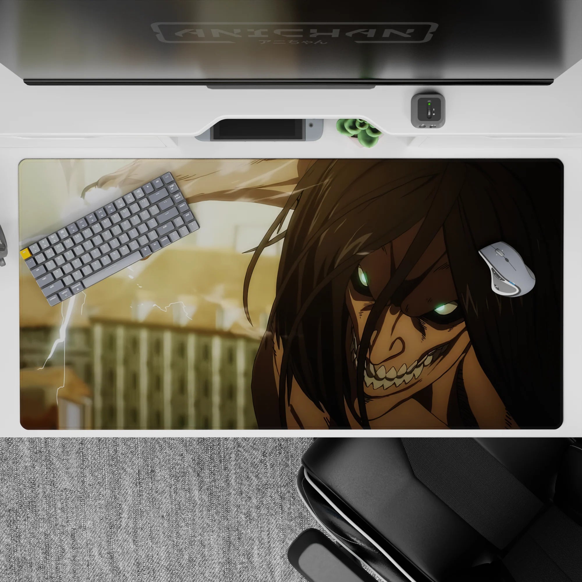 Attack on Titan - Anime Mouse Pad and Desk Pad - Titan’s Wrath - AniChan