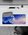 Fantasy Landscapes Deskmat | Mousepad | Deskpad - Dawn's Tranquility