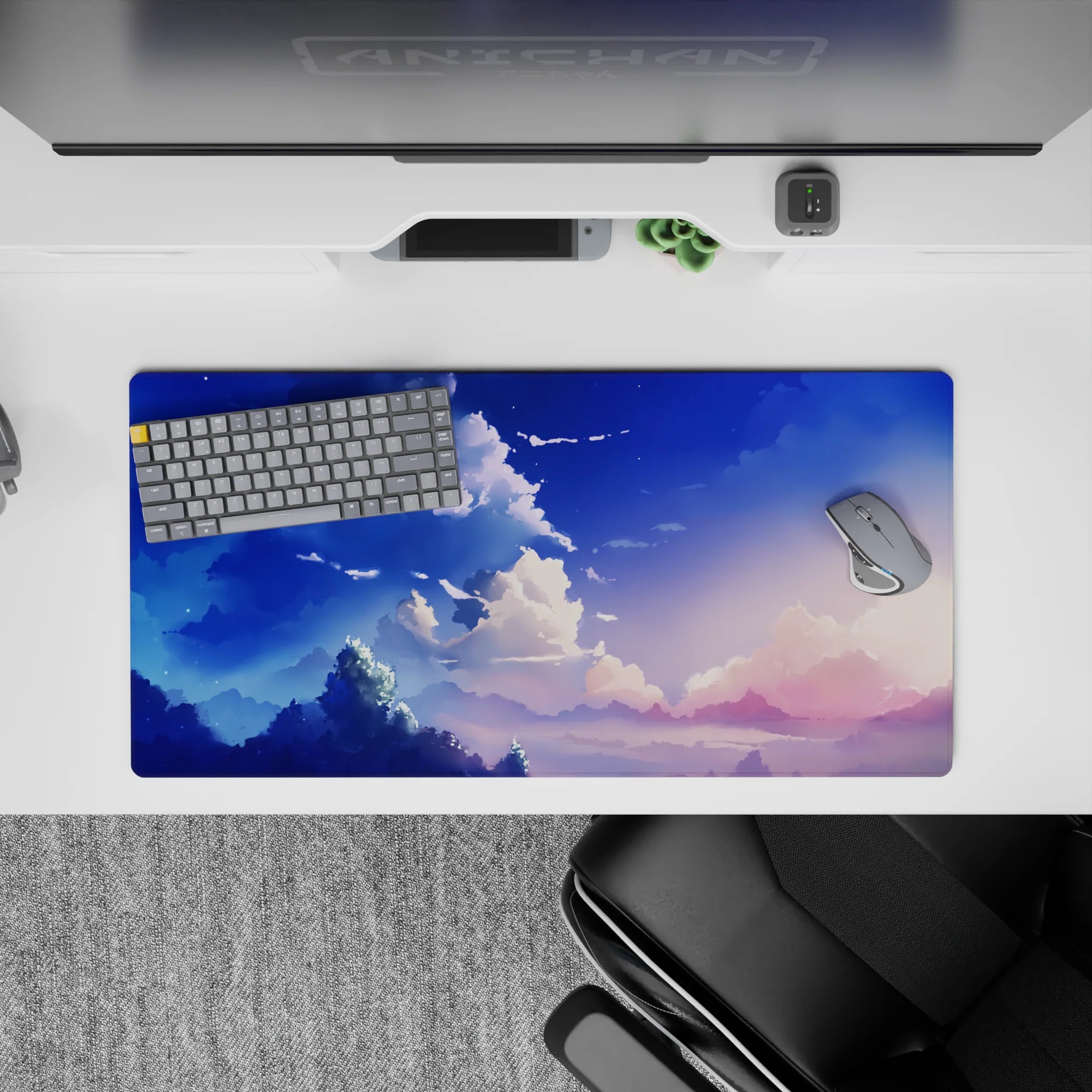 Fantasy Landscapes Deskmat | Mousepad | Deskpad - Dawn&#39;s Tranquility