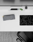 Topographic (Topo) Deskmat | Mousepad | Deskpad - Contour Grid - AniChan