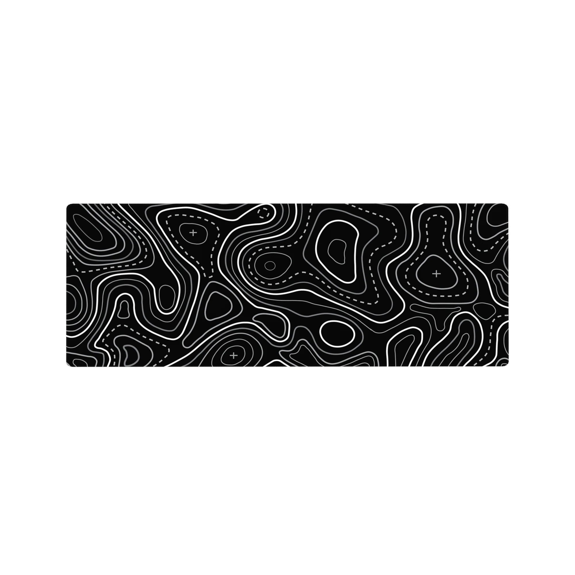 Topographic (Topo) Deskmat | Mousepad | Deskpad - Contour Grid - AniChan