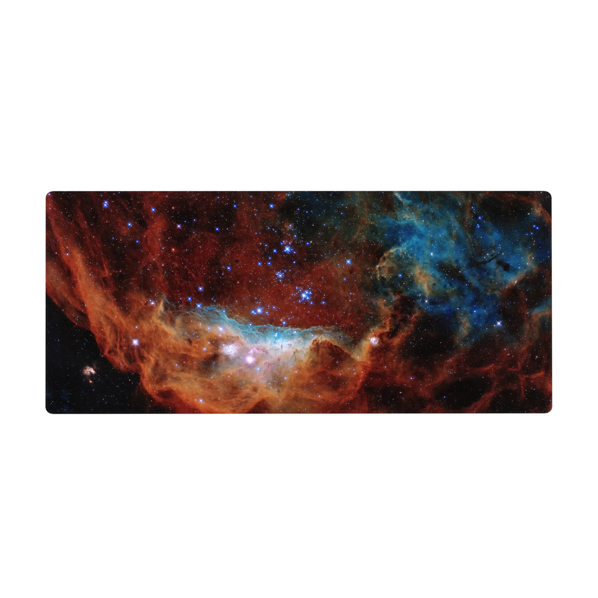 Ember Nebula Swirl - Space Mouse Pad and Desk Pad – AniChan