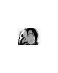 Itachi anime mouse pad, 14x10 inches, featuring ANBU Itachi from Naruto in black-and-white ink, half masked and intense.