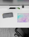 Abstract Deskmat | Mousepad | Deskpad - Iridescent Bliss - AniChan