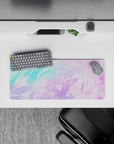 Abstract Deskmat | Mousepad | Deskpad - Iridescent Bliss - AniChan