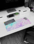 Abstract Deskmat | Mousepad | Deskpad - Iridescent Bliss - AniChan