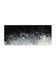 Liquid Abstract Deskmat | Mousepad | Deskpad - Silver Abyss