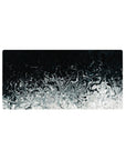 Liquid Abstract Deskmat | Mousepad | Deskpad - Silver Abyss