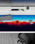 Vector Landscapes Deskmat | Mousepad | Deskpad - Twilight Peaks