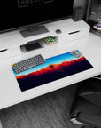 Vector Landscapes Deskmat | Mousepad | Deskpad - Twilight Peaks