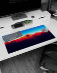 Vector Landscapes Deskmat | Mousepad | Deskpad - Twilight Peaks