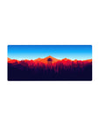 Vector Landscapes Deskmat | Mousepad | Deskpad - Twilight Peaks