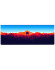 Vector Landscapes Deskmat | Mousepad | Deskpad - Twilight Peaks