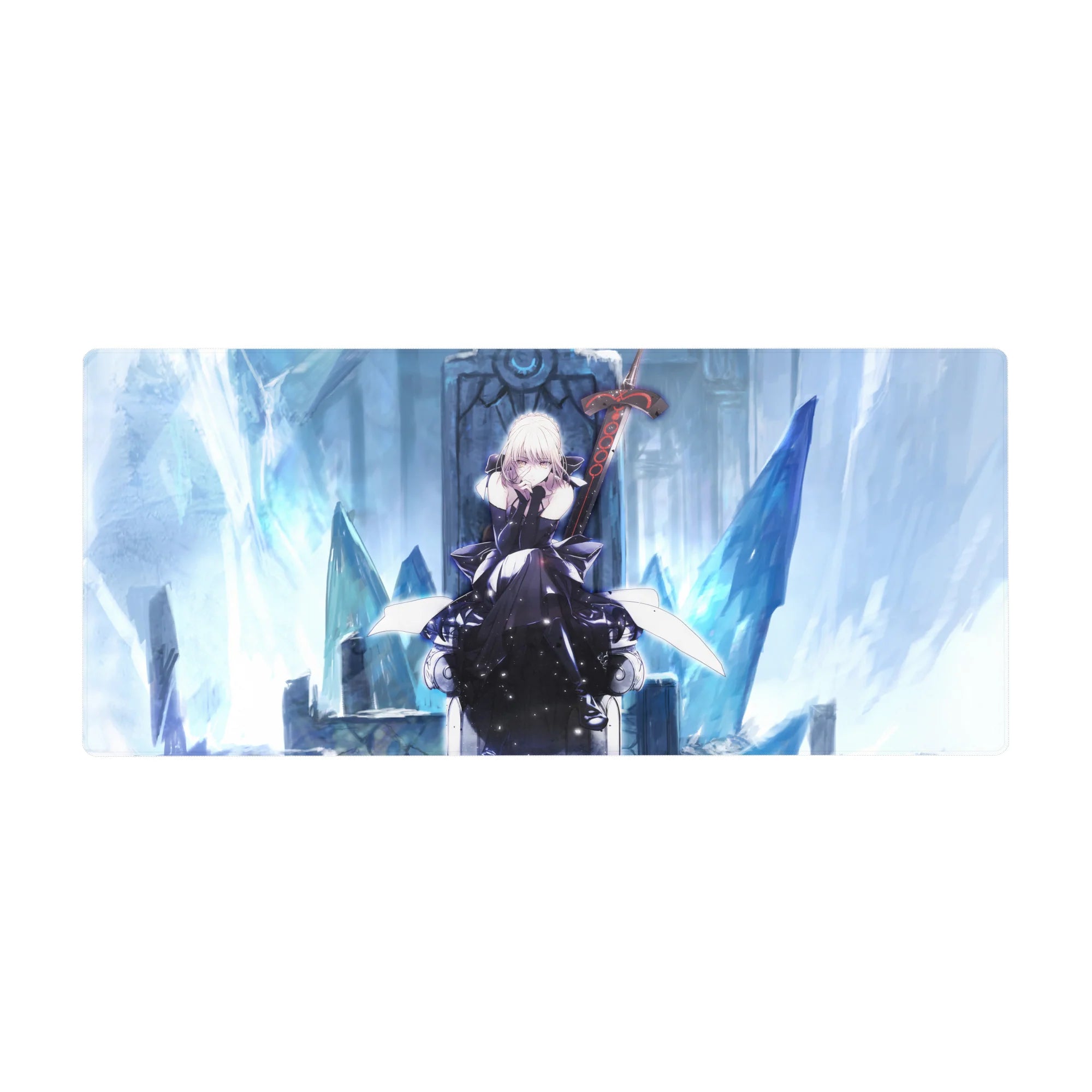 Fate Grand Order Deskmat | Mousepad | Deskpad - Saber Alter’s Frozen Throne - AniChan