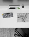 Abstract Deskmat | Mousepad | Deskpad - Grayscale Harmony - AniChan